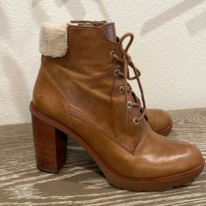 Michael Kors Women's Kim Lace Up Bootie- Size 10